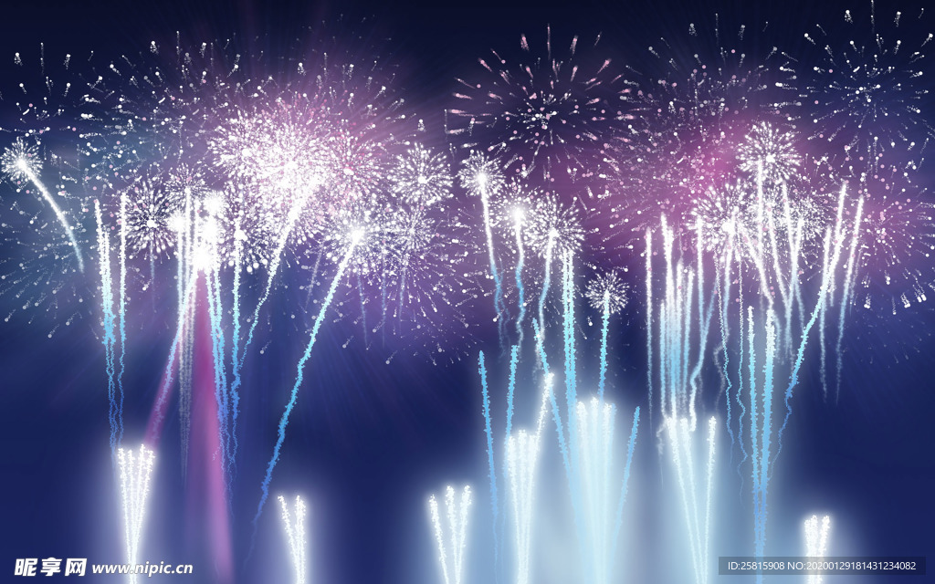 烟花爆竹效图片