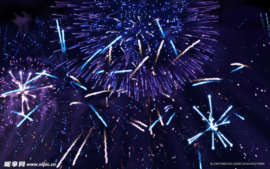 烟花爆竹效图片