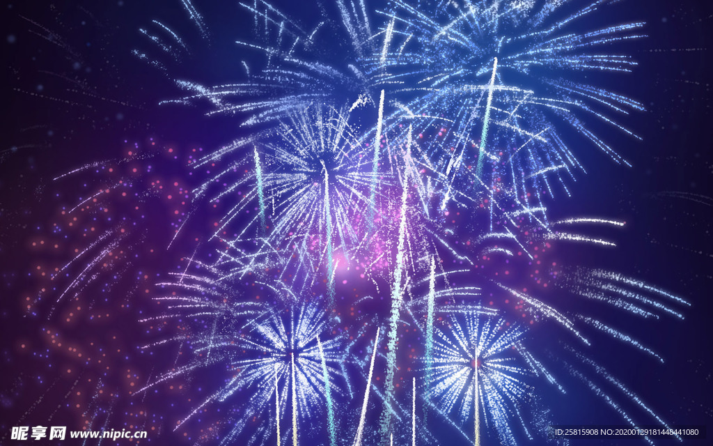 烟花爆竹效图片