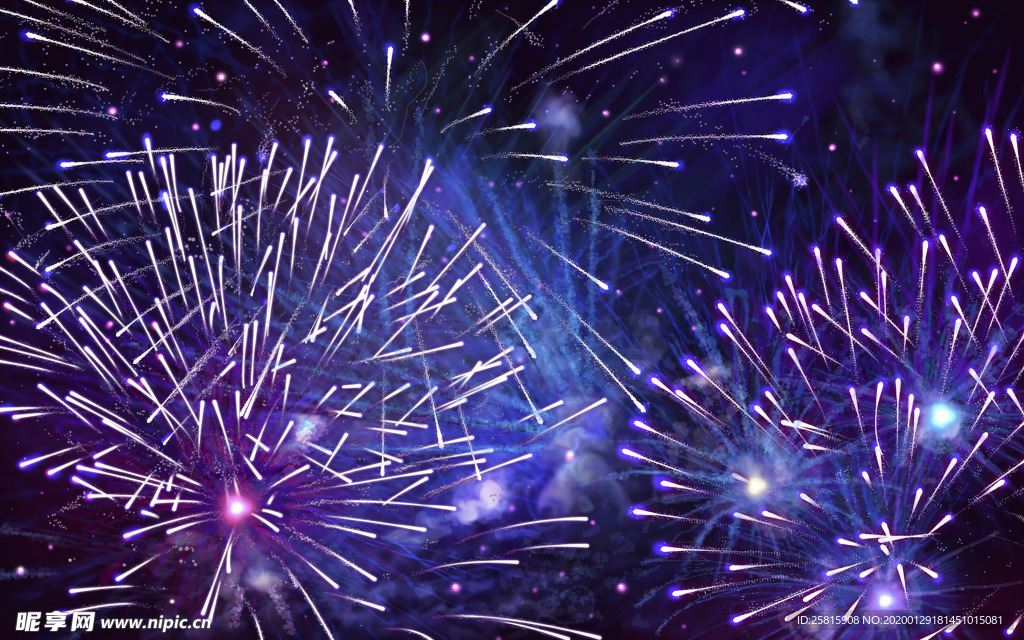 烟花爆竹效图片