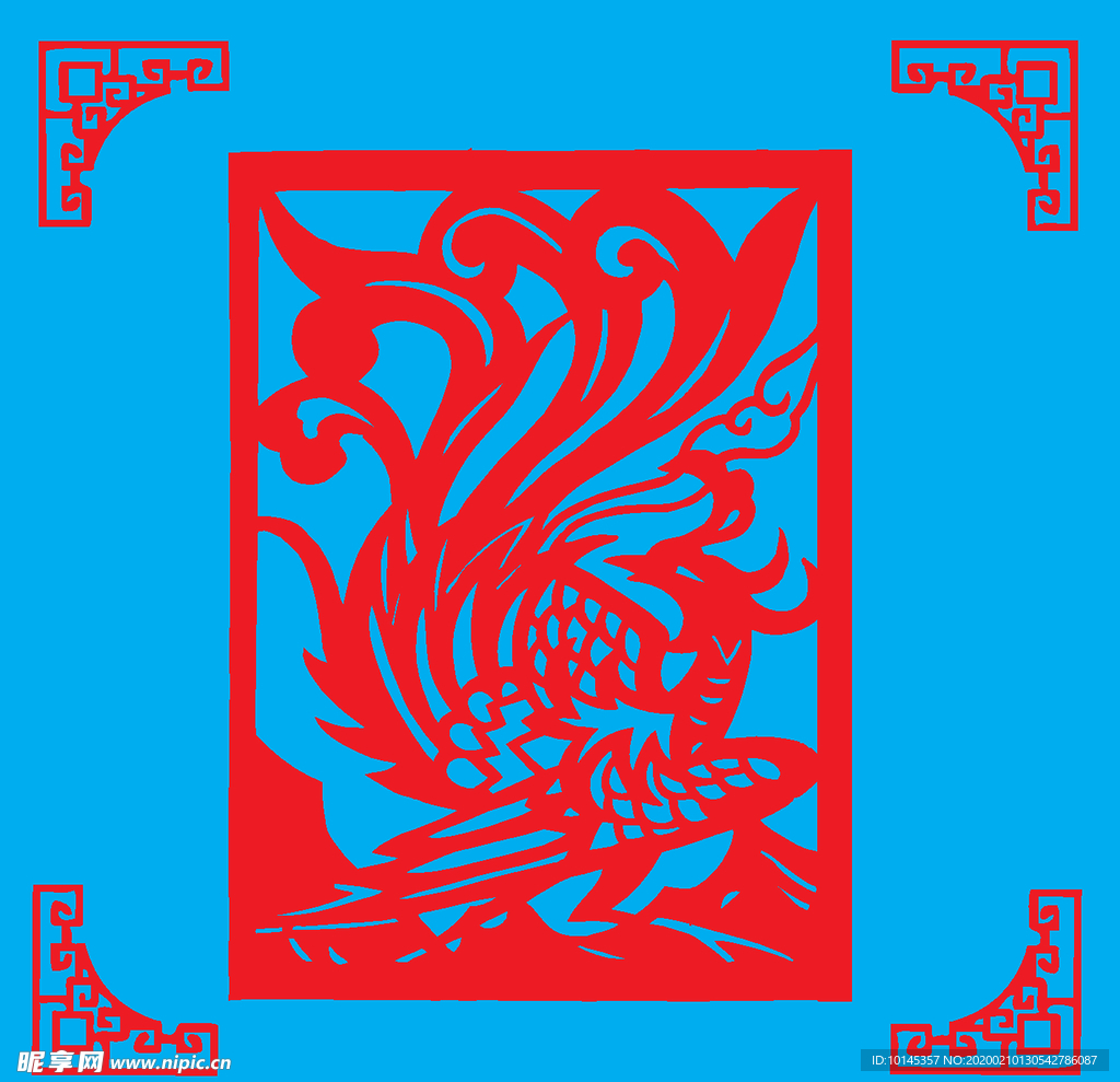 鸟剪纸