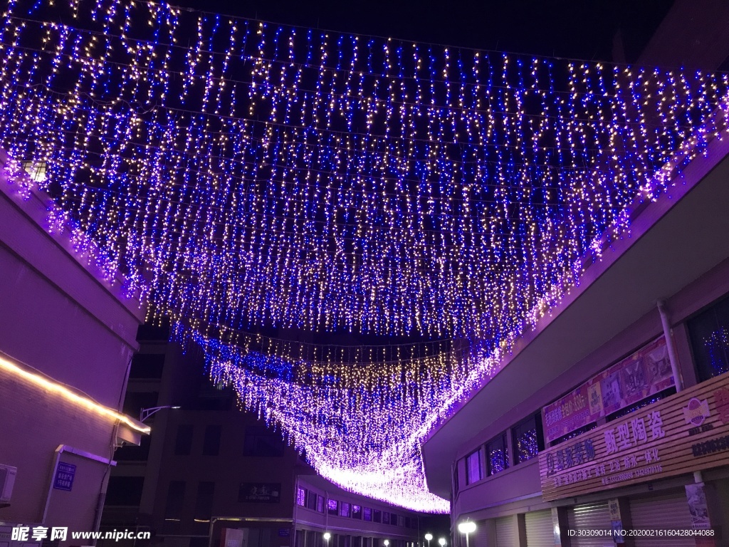 夜间装饰