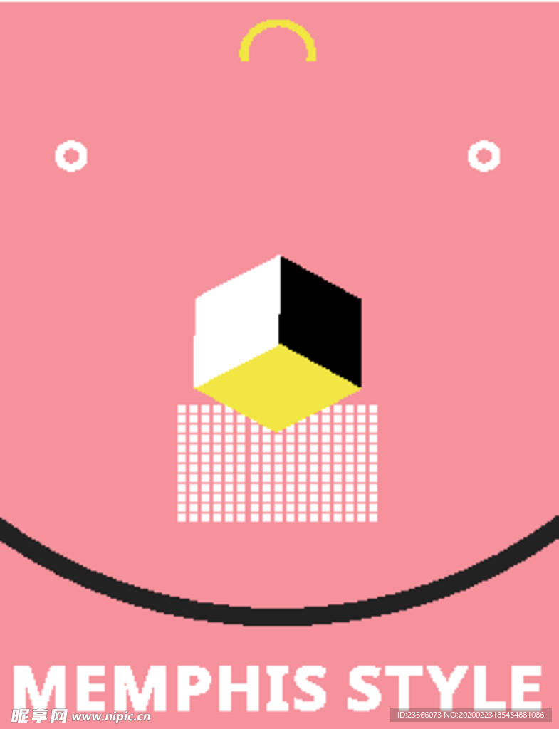 彩色拼接设计图案