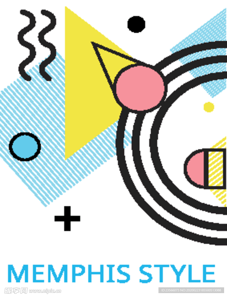 彩色拼接设计图案