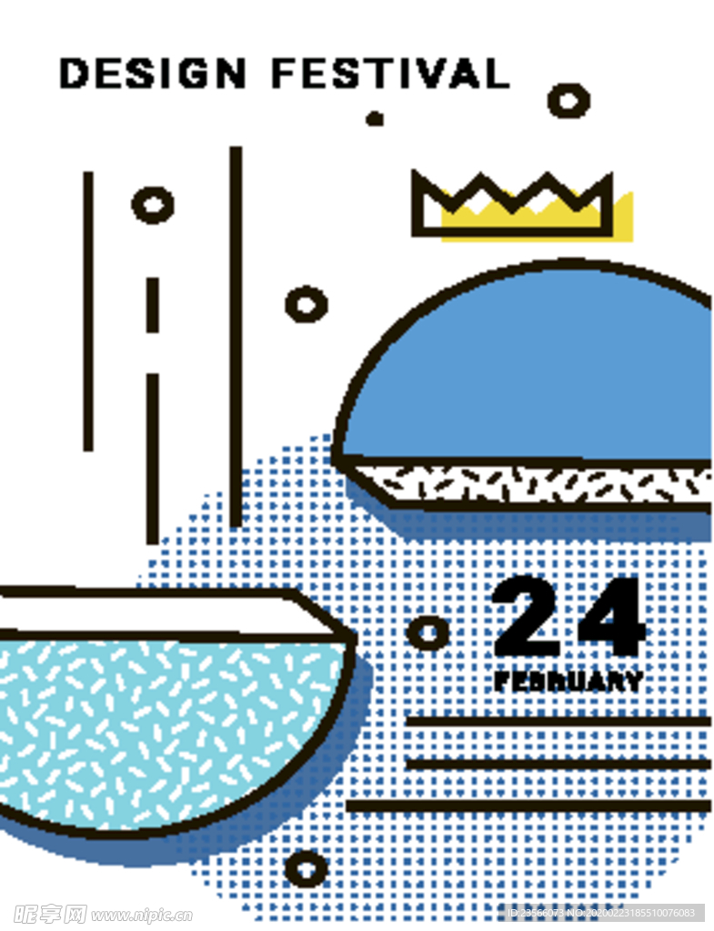 彩色拼接设计图案