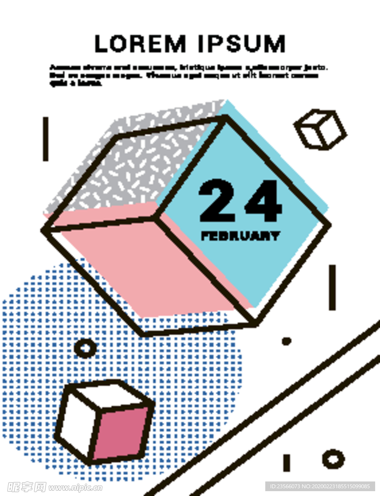 彩色拼接设计图案