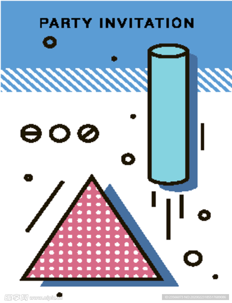 彩色拼接设计图案