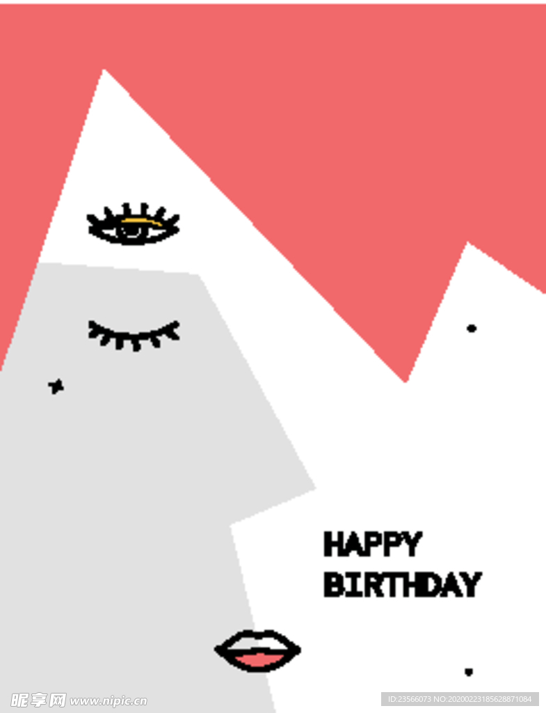 彩色拼接设计图案