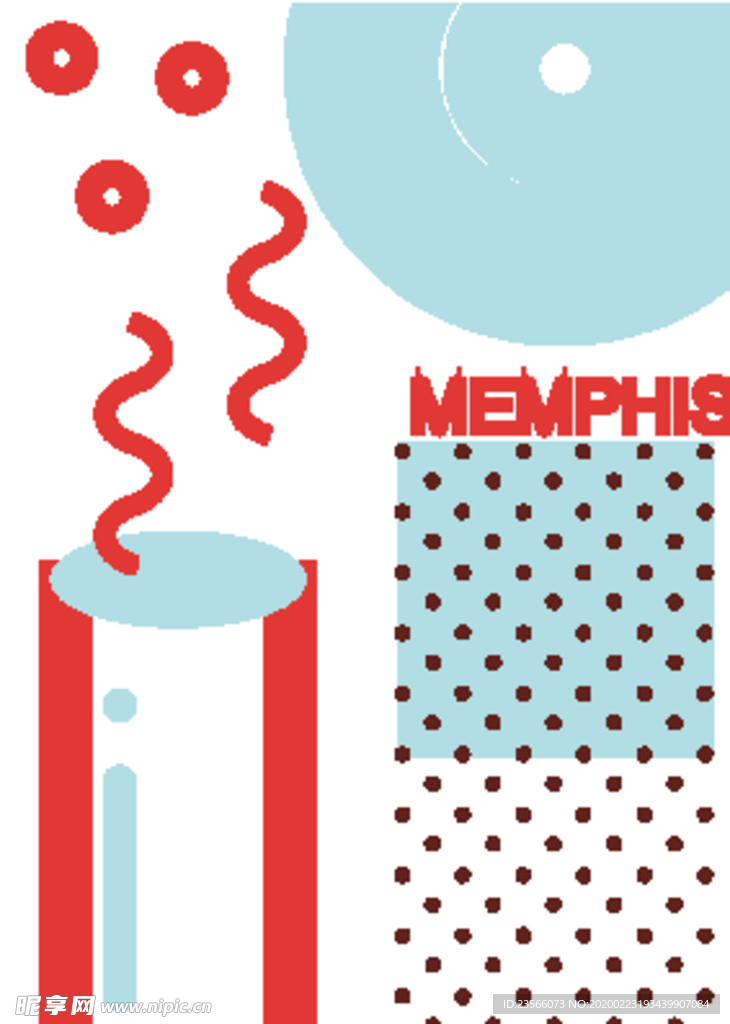 彩色拼接设计图案