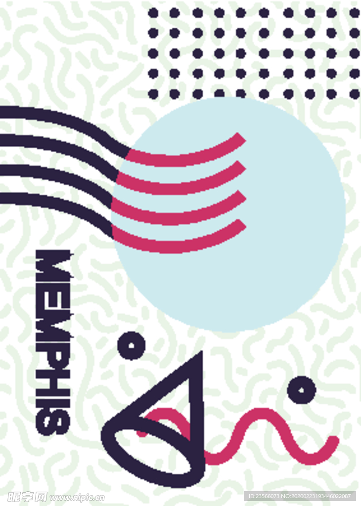 彩色拼接设计图案