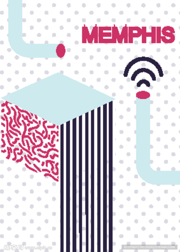 彩色拼接设计图案