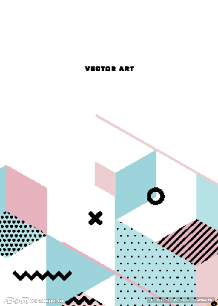 彩色拼接设计图案