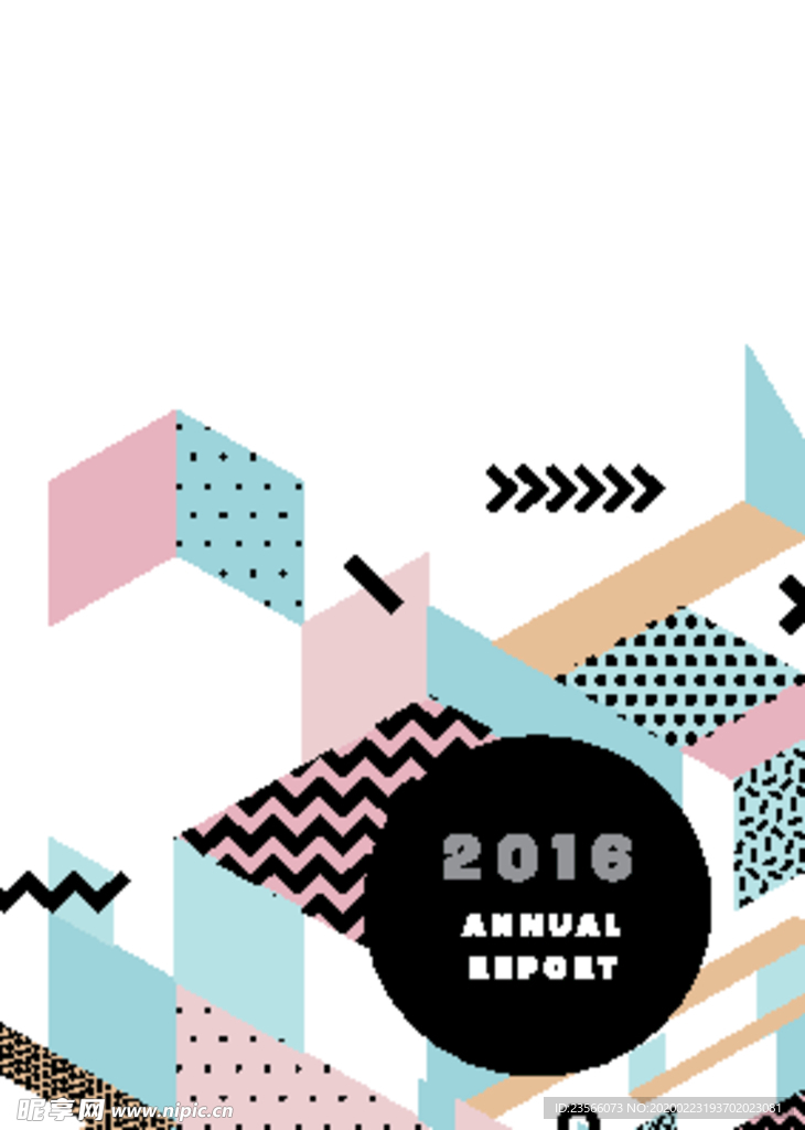 彩色拼接设计图案