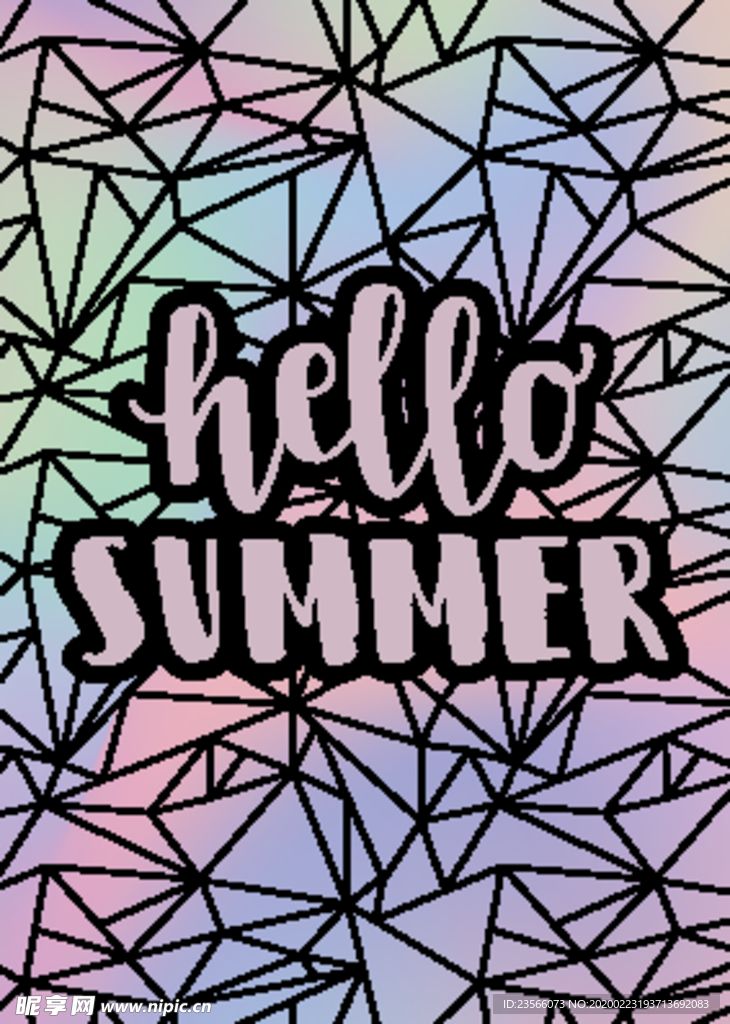 彩色拼接设计图案