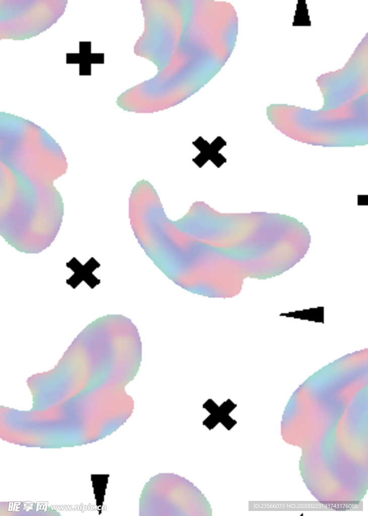 彩色拼接设计图案