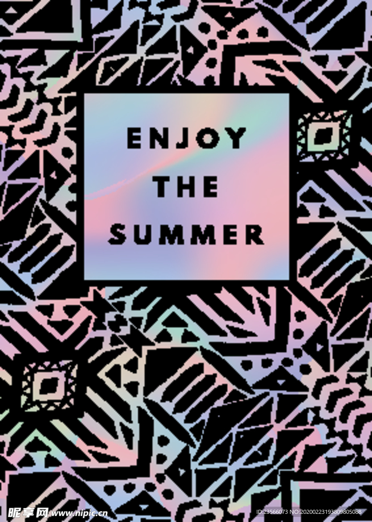 彩色拼接设计图案