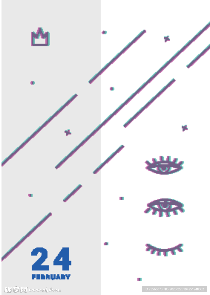 彩色拼接设计图案