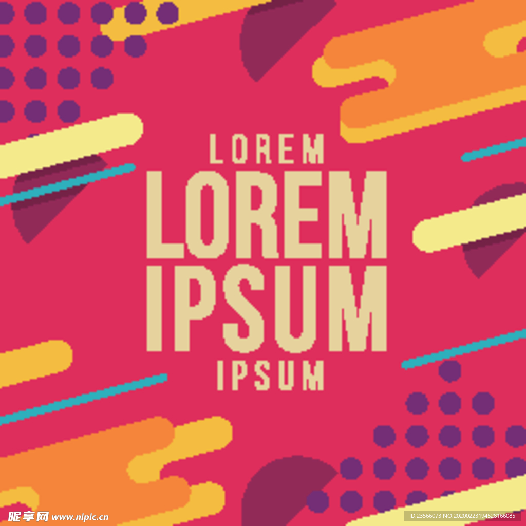 彩色拼接设计图案