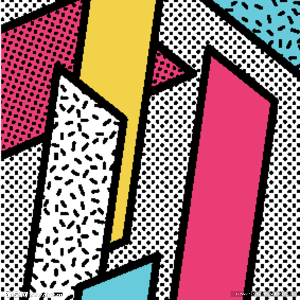 彩色拼接设计图案
