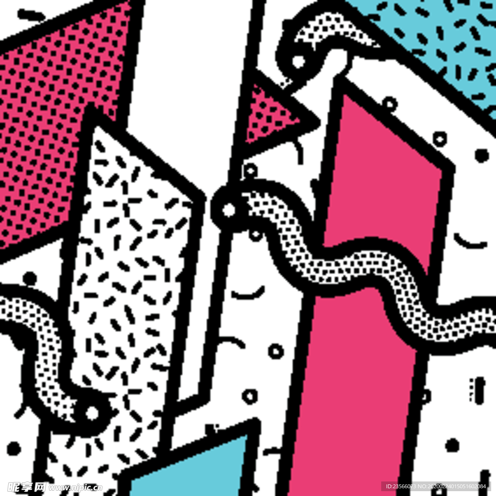 彩色拼接设计图案