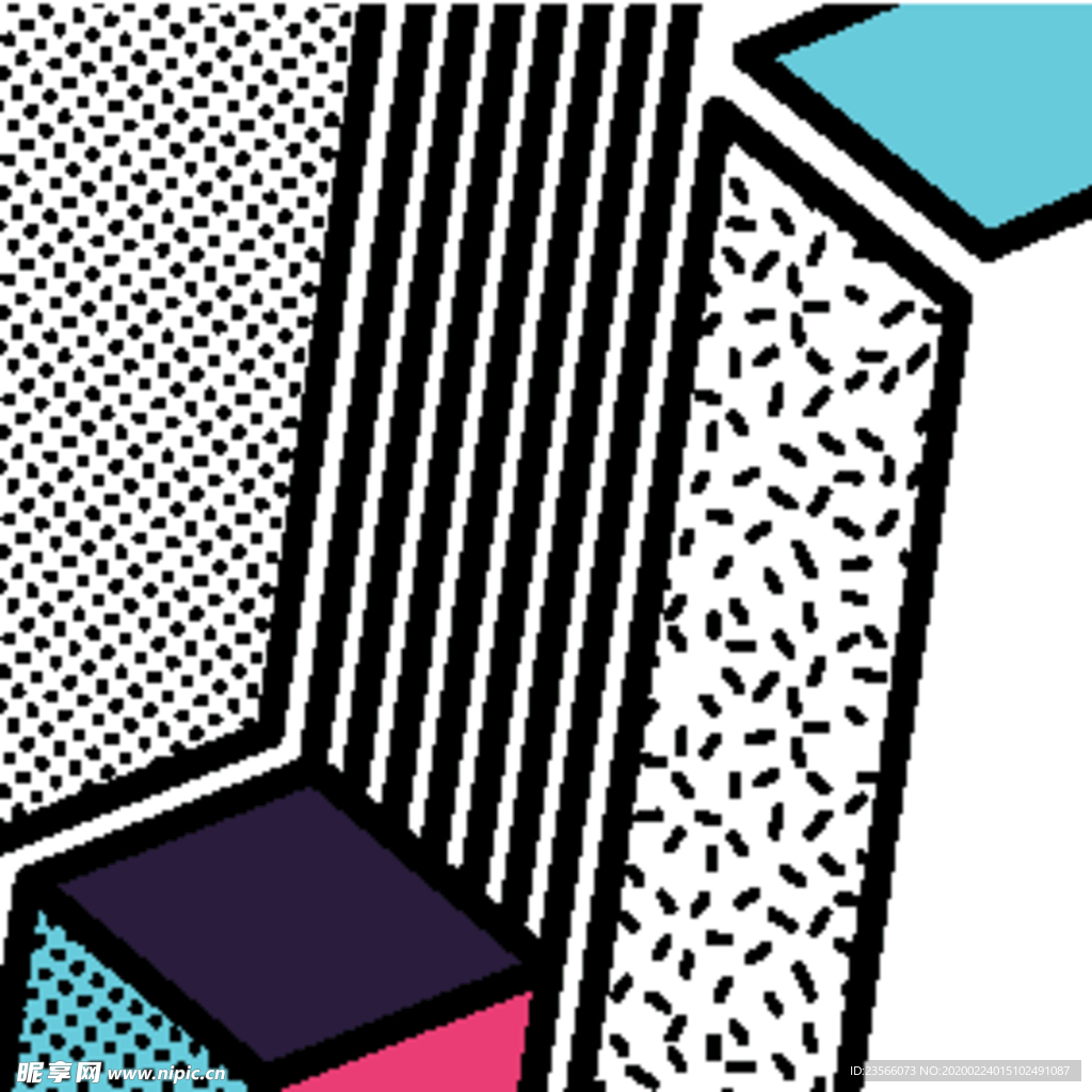 彩色拼接设计图案