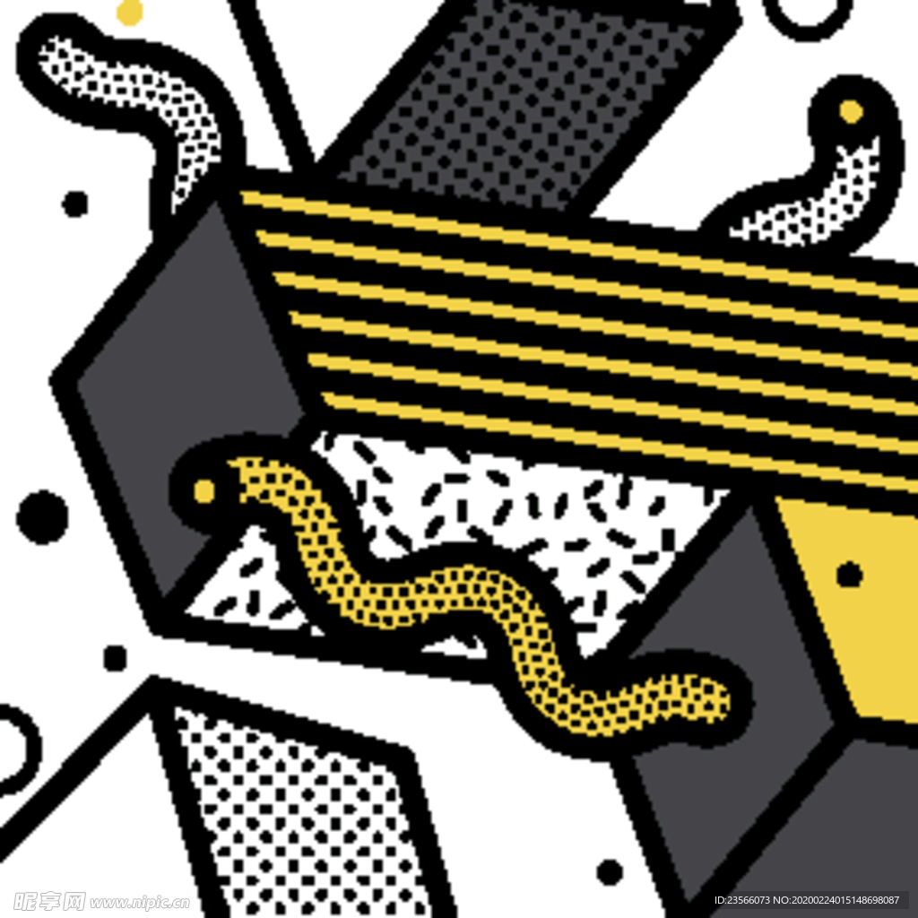 彩色拼接设计图案