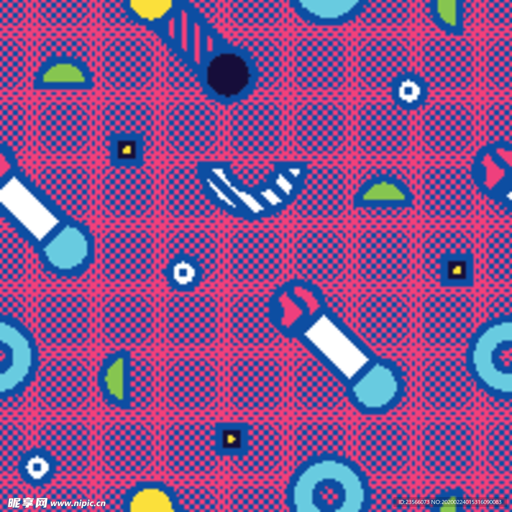 彩色拼接设计图案