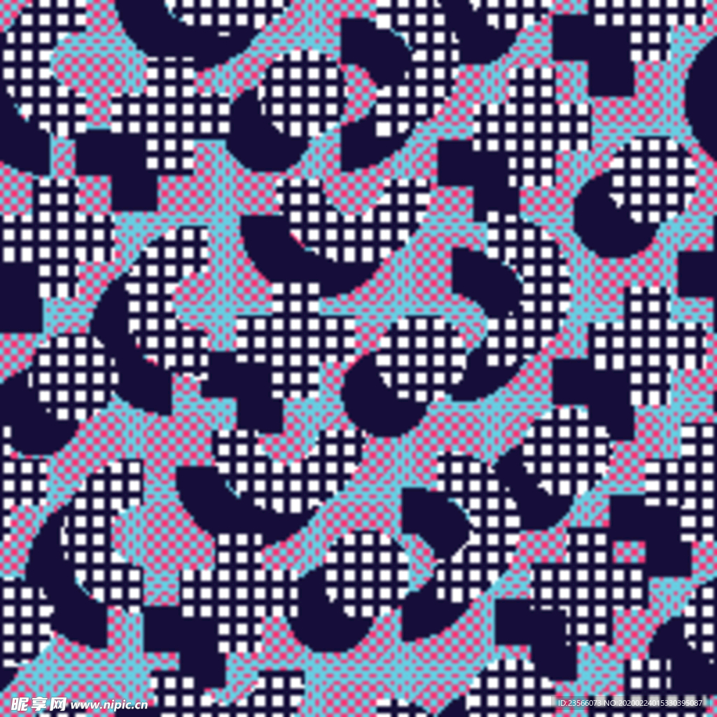 彩色拼接设计图案