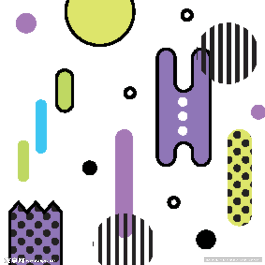 复古创意拼接图案