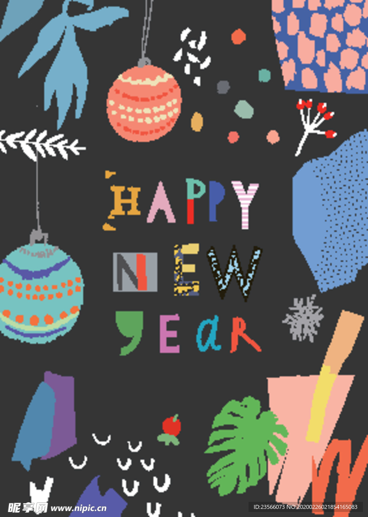 创意水彩涂鸦拼接