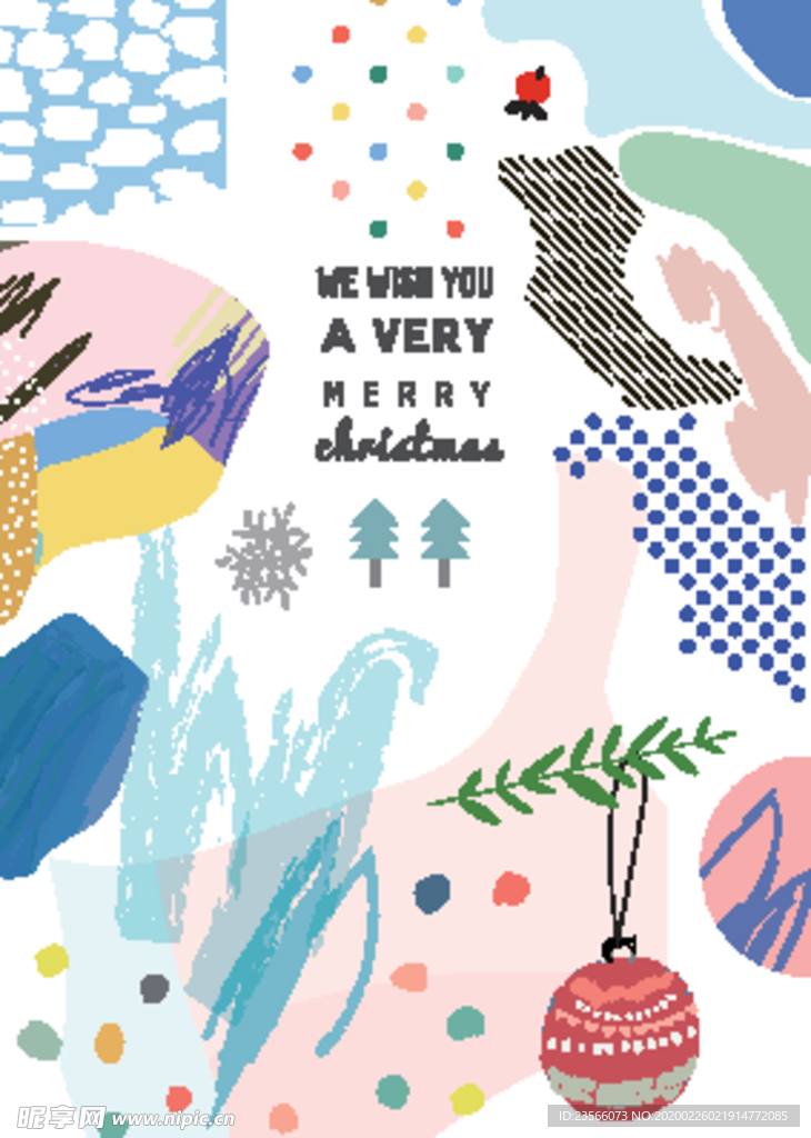 创意水彩涂鸦拼接