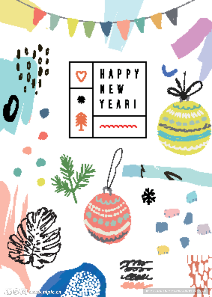 创意水彩涂鸦拼接