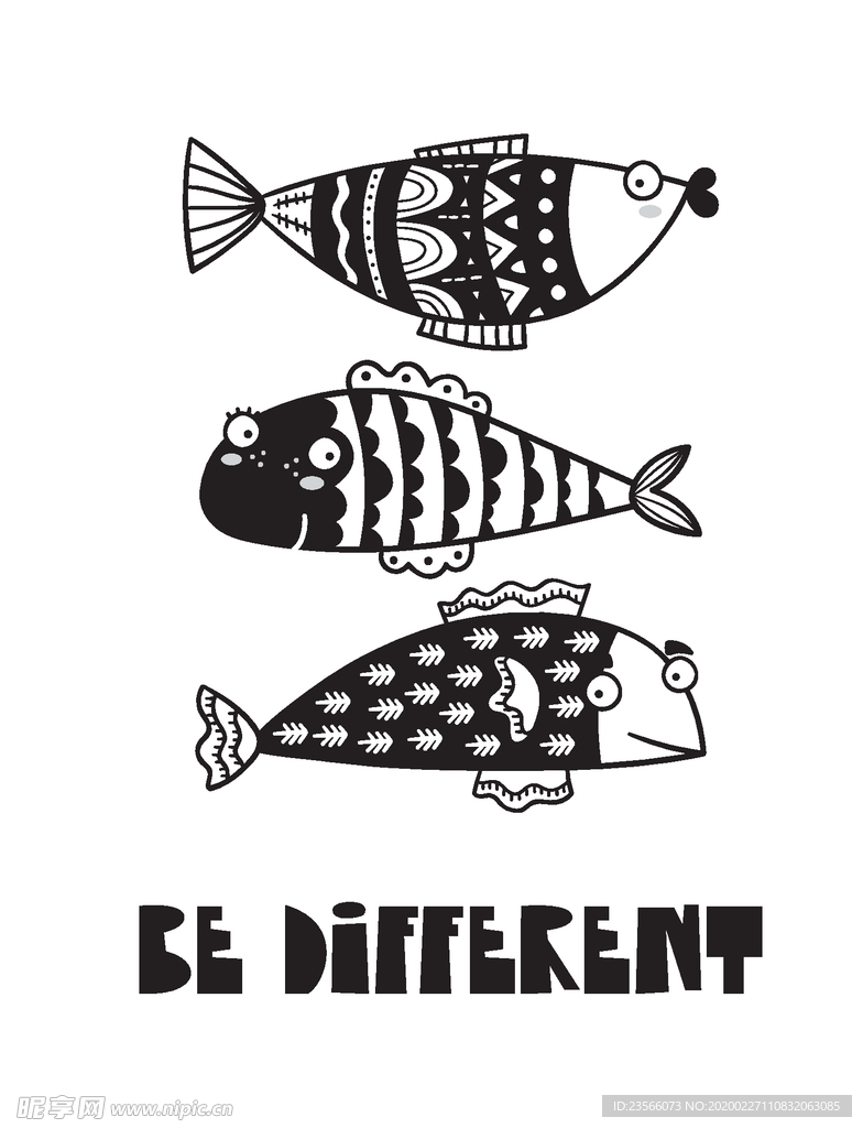 小清新创意卡通图案