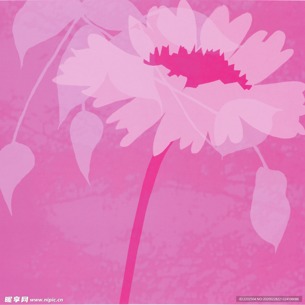 花卉底纹装饰画