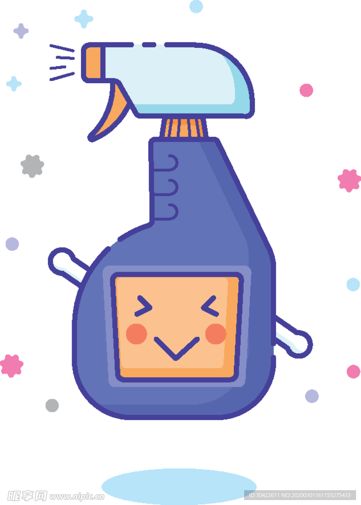 生活用品 可爱消毒液 EPS