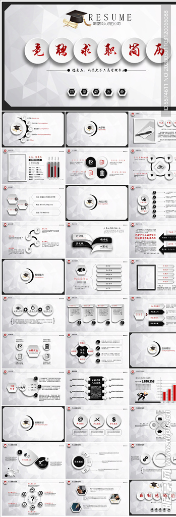 个人简历岗位求职竞聘晋升PPT