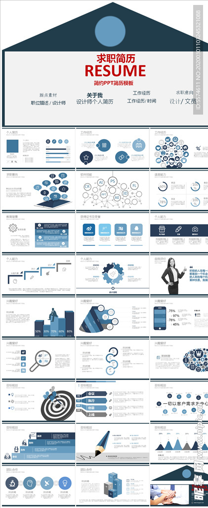 个人简历岗位求职竞聘晋升PPT