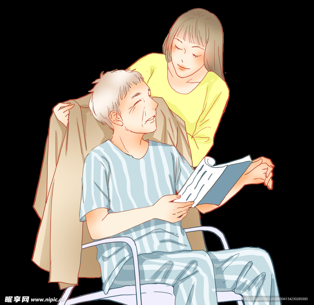 插画 插图重阳节海报