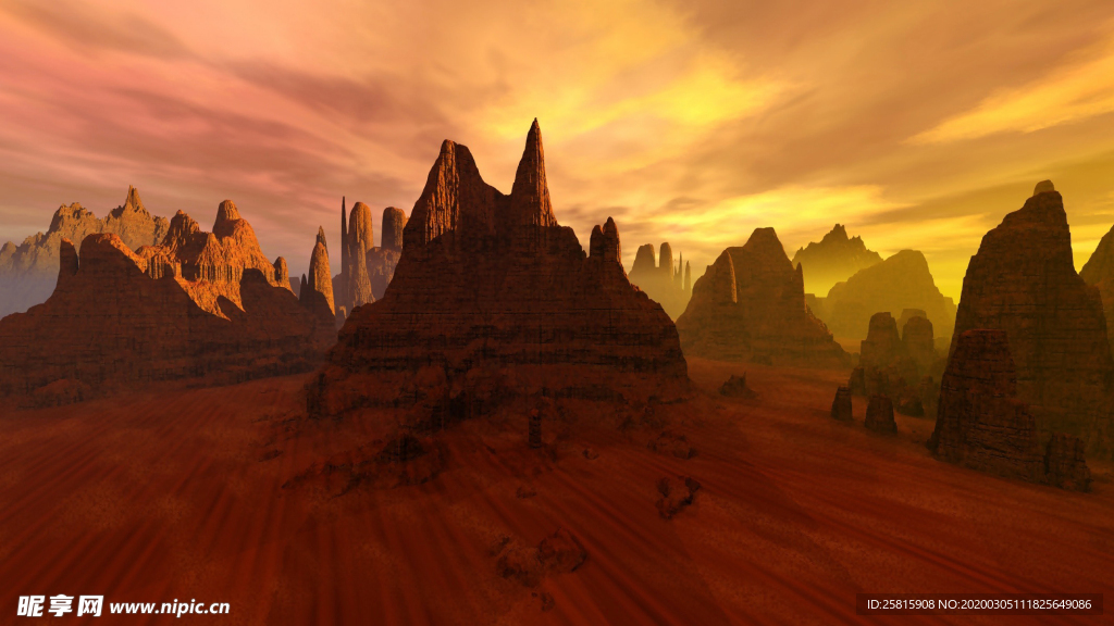 沙漠戈壁荒野图片