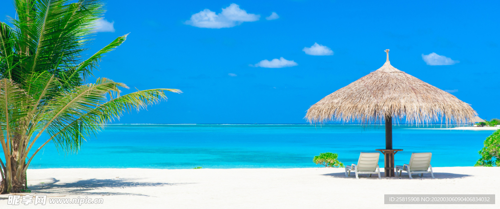 马尔代夫沙滩海岸小岛