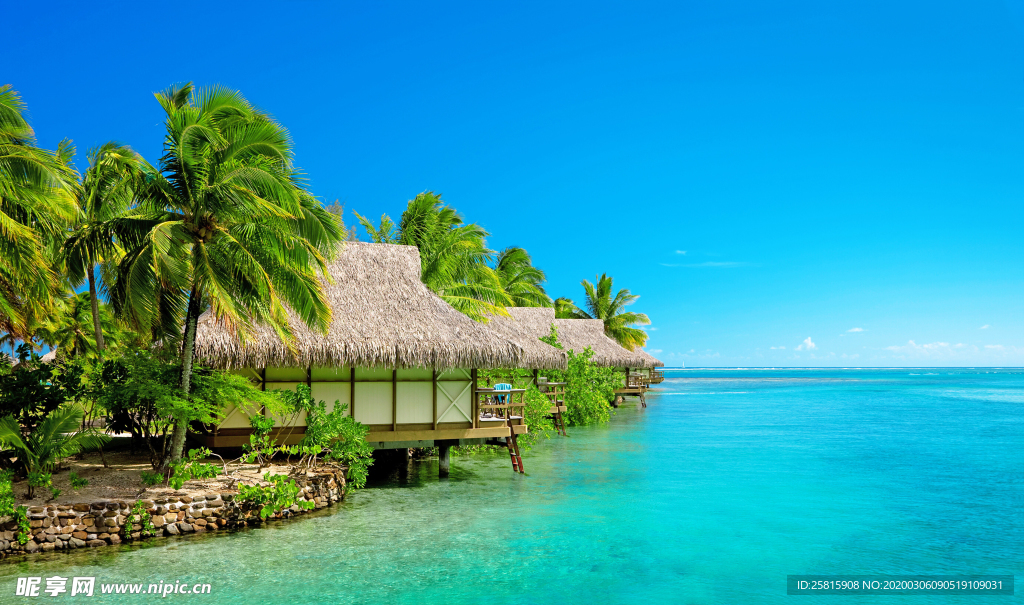 马尔代夫沙滩海岸小岛