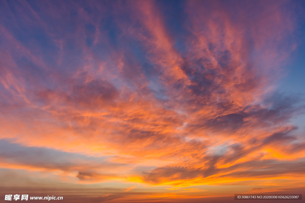 日出日落天空云彩