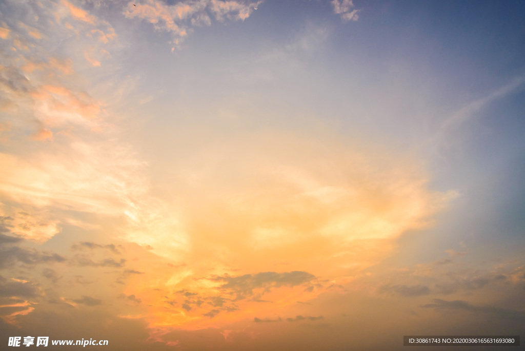 日出日落天空云彩