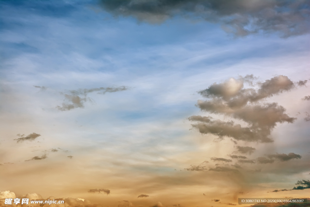 日出日落天空云彩