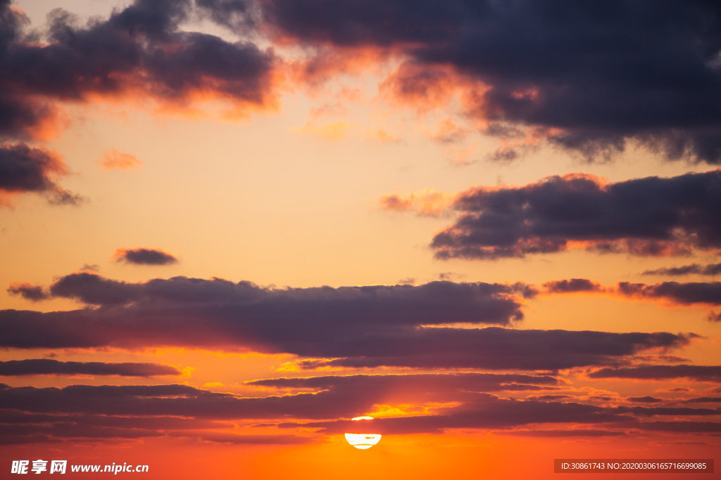日出日落云彩