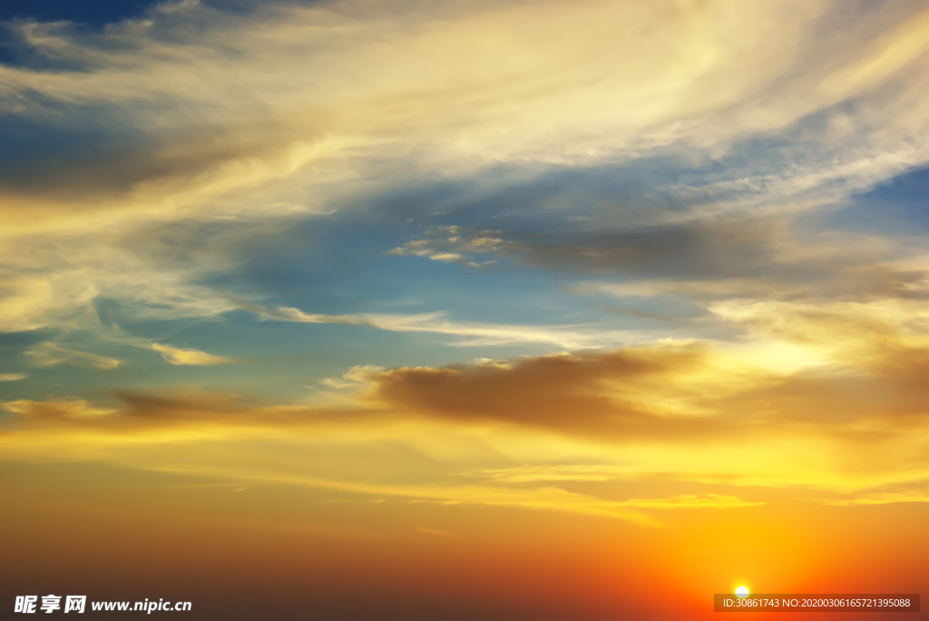 日出日落云彩