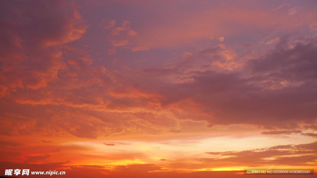 日出日落云彩