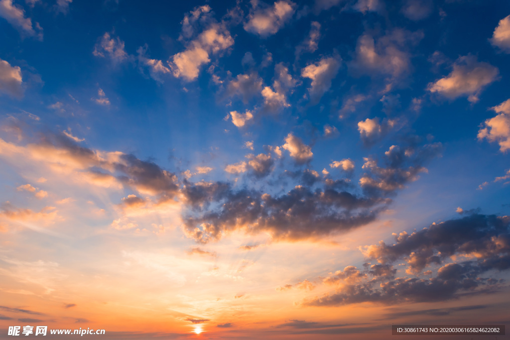 日出日落云彩美景