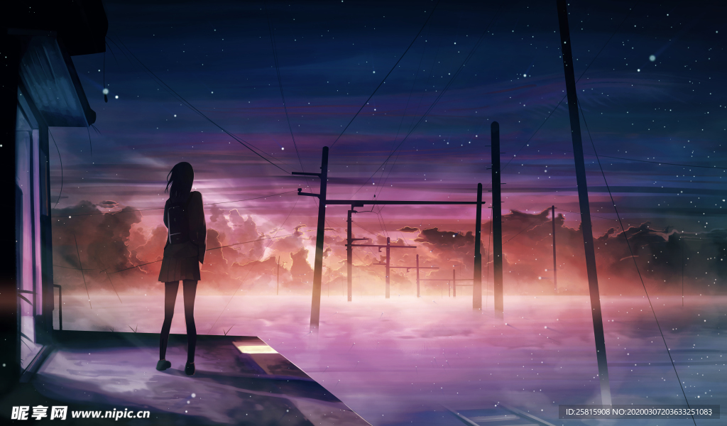 火烧云旭辉云霞图片