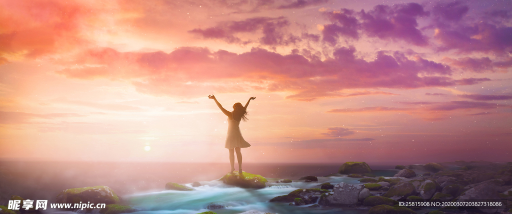 火烧云旭辉云霞图片